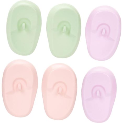 3paires Cache-oreilles Pour Capillaire Réutilisables Protection Auditive Silicone Bouchons Oreilles Pour Salon De Coiffure Usage Répété (1/5)