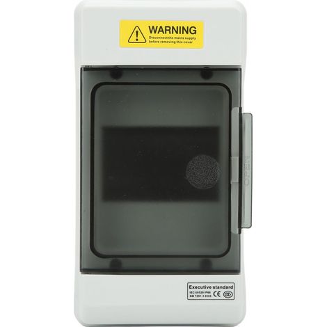 1 Boîtier de distribution PV 4 voies IP66 étanche, barre cuivre unique, matériau PC ignifuge, extérieur (1/5)