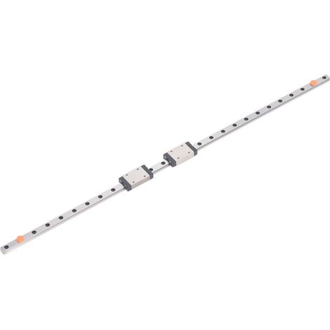 Kit di guide lineari miniaturizzate con cuscinetto lineare MGN7H e 2 blocchi scorrevoli per stampanti 3D e componenti CNC, 400 mm / 15,75 pollici -Crezuo