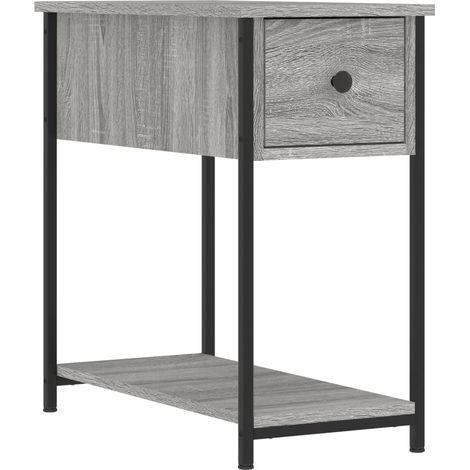 Maison Exclusive - Comodino Grigio Sonoma 30x60x60 cm in Legno Multistrato