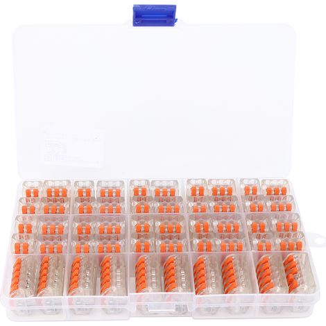 50 connecteurs de câbles d'éclairage en plastique, outils de connexion pour l'isolation, fournitures industrielles (1/5)