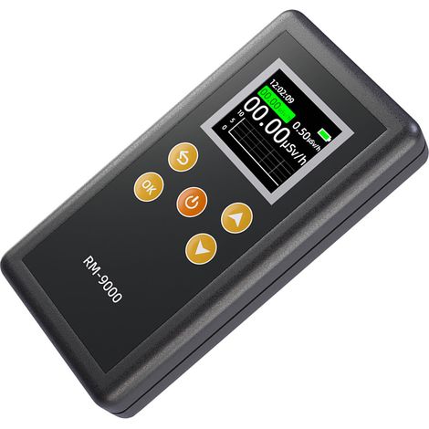 Détecteur de rayonnement nucléaire, compteur Geiger, moniteur de rayons bêta et gamma, dosimètre professionnel de rayonnement X, testeur avec fonction d'alarme (1/5)