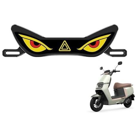 Fanale posteriore a LED impermeabile a forma di occhio per moto, ideale per strada, di notte, da turismo, fuoristrada e per feste di compleanno. (1/5)