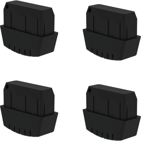 MUNK Innenschuh für Regalleiter elektrisch ableitfähig 50x20mm 4 Stück
