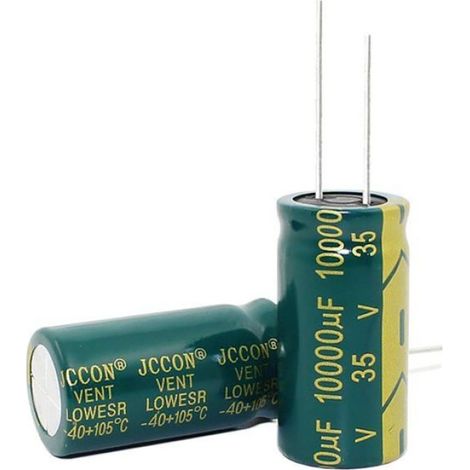 Condensateurs Électrolytiques, 5 Pièces 35V 10000Uf 18 35Mm Kit De Boîte D'Assortiment De Condensateurs (1/5)