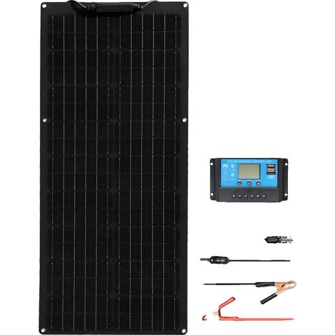 Panneau Solaire, Portable, Haute Efficacité, Kit solaire 12V 50W B (1/2)