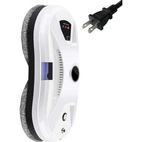 Robot Nettoyeur de Fenêtres, Spray d'Eau Automatique, Aspiration Puissante, Oui, blanc, UE (1/2)