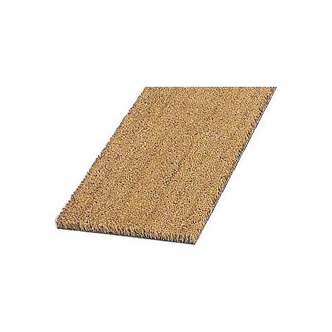 Tapis brosse coco 100 x 50 cm – Épaisseur 23 mm – Dessus en coco pour entrée – Montage sur semelle PVC – BTB