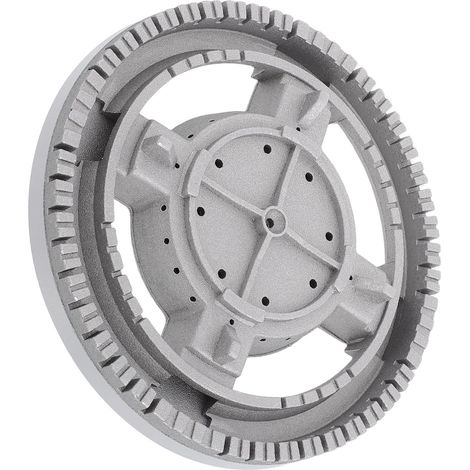 Accessoires pour cuisinière à gaz tête de brûleur en fer ignifuge 12.50x12.50x3.50 cm design gain de place facile à nettoyer pour cuisines domestiques (1/5)