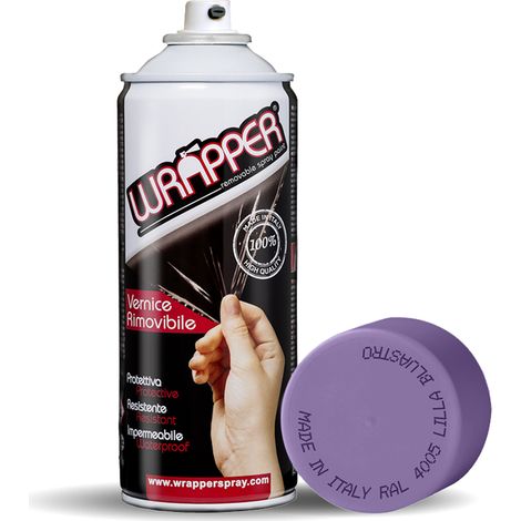 Wrapper, pellicola spray rimovibile, 400 ml - Lilla bluastro - Ral 4005