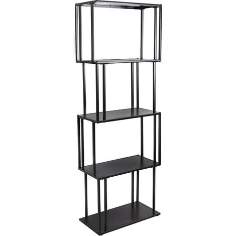 Bibliothèque 5 Niveaux Avec Structure En Métal Five (1/5)