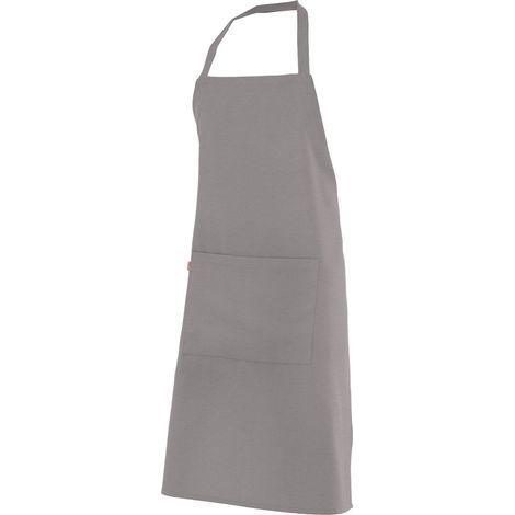 Delantal Peto Con Bolsillo Gris Vigoré U