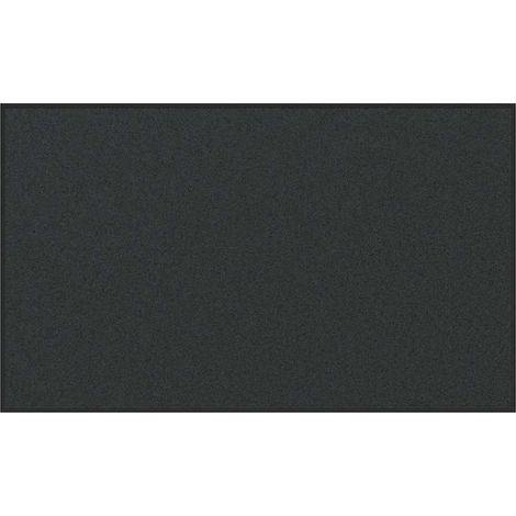 Zerbino d'ingresso moderno rettangolare antiscivolo per interni 90 x 150 cm in poliammide nero 020057960