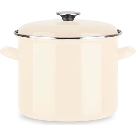 Caterer - BAUMALU - All hobs including induction - Enamel 26 x 20 cm - Ivory color