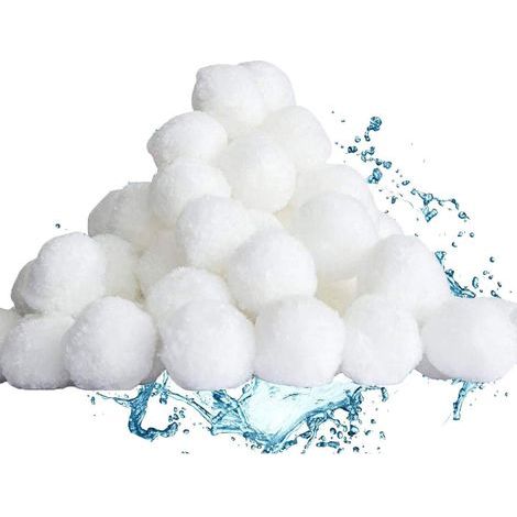 Billes filtrantes, boules filtrantes de piscine 500G / 700G, matériau filtrant à haute perméabilité à l\'eau pour pompes de piscine, sable filtrant pour filtres à sable de piscine (500g) (1/5)