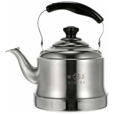 2-Liter-Pfeifkessel mit ergonomischem Edelstahlgriff, Teekanne zum Kochen von Wasser, Getränkebehälter (1/4)