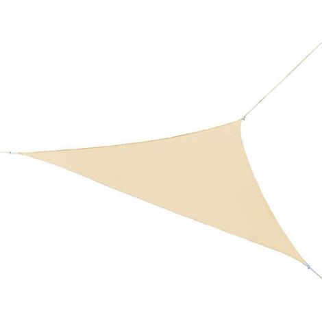 Voile d'ombrage Triangulaire prêt à être accroché, Rose Clair, 4,8 m (1/2)