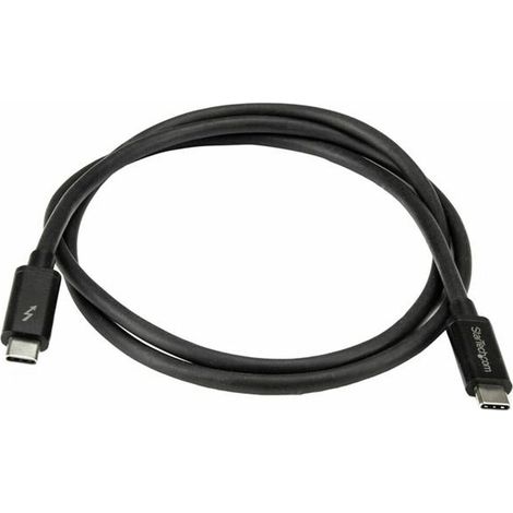 StarTech Câble Thunderbolt 3 Noir 1 mètre (1/2)