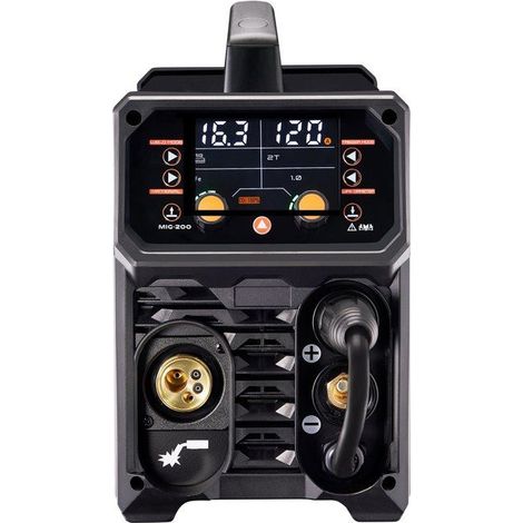 Poste à souder MIG portable - 200 A - MIG pulsé - MMA - Lift TIG - MIG sans gaz - MIG au gaz (1/5)
