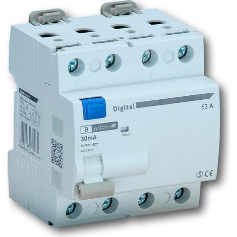 Interrupteur différentiel 4x40A/30mA Type B - Digital electric 03472
