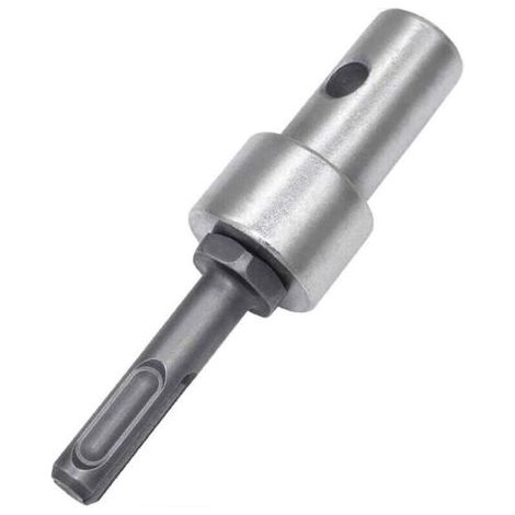 Adaptateur de perceuse tarière, adaptateur de tarière à glace, filetage sans clé, adaptateur de mandrin de perceuse à tige ronde (1/4)