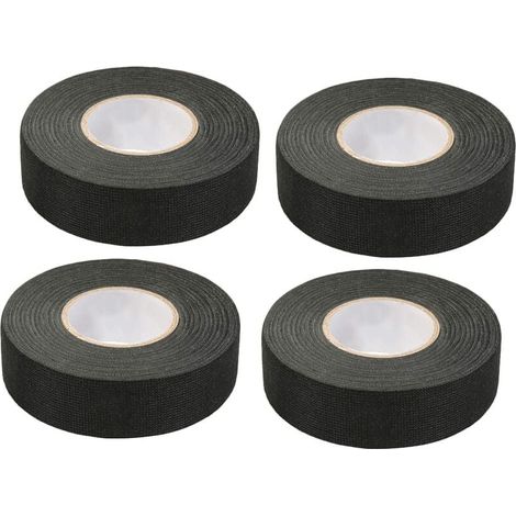 Black Automotive Duct Tape Piece (1.5cm x 15m) – Automotive Cloth Tape, High Temperature Duct Tape, Heavy Duty Duct Tape, Cloth Tape, Wiring Harness Tape (1/5)