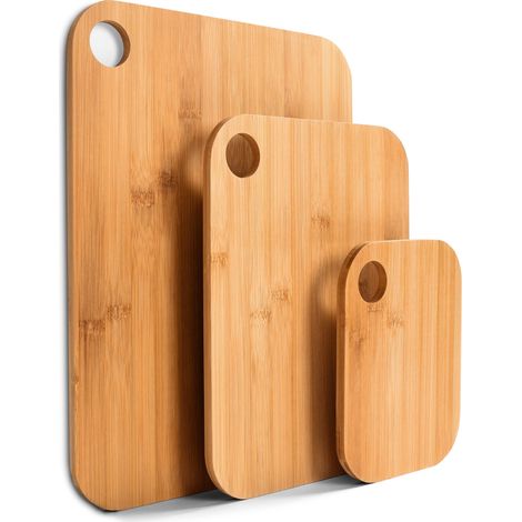 Ensemble de planches à découper en bambou Supri, 3 pièces (1/5)