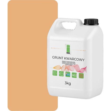 PRIMER AL QUARZO PER INTONACO SILICONE 3KG GIALLO PASTELLO F585 (1/5)