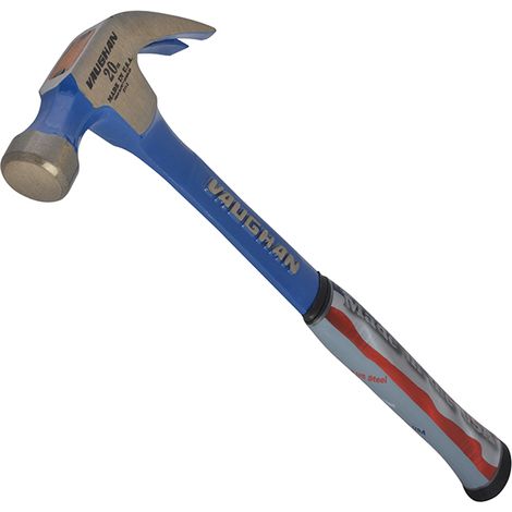 Vaughan R20 Curved Claw Nail Hammer All Steel Smooth Face 570g (20oz) VAUR20