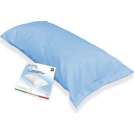 FEDERA BRIGITTE una piazza e mezza MISURA FRANCESE CLIC-CLAC cm. 50 X 120 Azzurro