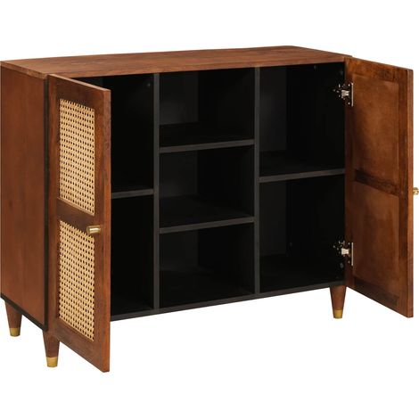 Maison Exclusive - Buffet Marron 90 x 33,5 x 75 cm Bois de mangue massif (1/5)