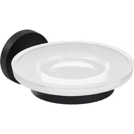 Jika Mio Style - Porte-savon avec support, verre/noir mat H3832F17160001 (1/2)