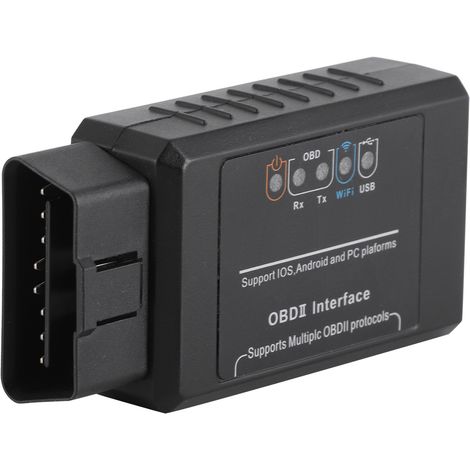 WLAN-USB-Fehlercodeleser OBD2-Scanner Multifunktions-Diagnosegerät für 12-V-Benzinfahrzeuge (1/5)