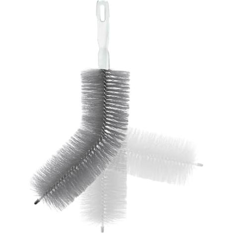 Brosse de nettoyage pour ventilateur - 2 pièces en microfibre, flexible et portable Outil de nettoyage pour ventilateurs Idéale pour les rideaux, les cadres de porte, les stores et les recoins de la (1/5)