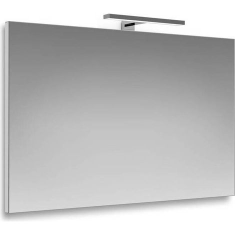 SPECCHIO C/TELAIO 100X70 CM LAMPADA LED 30 CM