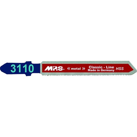 Lame de scie sauteuse haute résistance MPS 3110 HSS, 28 TPI, paquet de 2.