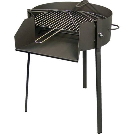 Barbacoa redonda c/soporte paella ø60x75cm. 71582 IMEX (1/6)