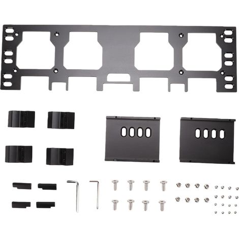 Side Mounting Bracket for Toolbox, Full and Half Size Front Plate with Locking Grooves, Storage Compatible with Automotive Maintenance Workshops (1/5)