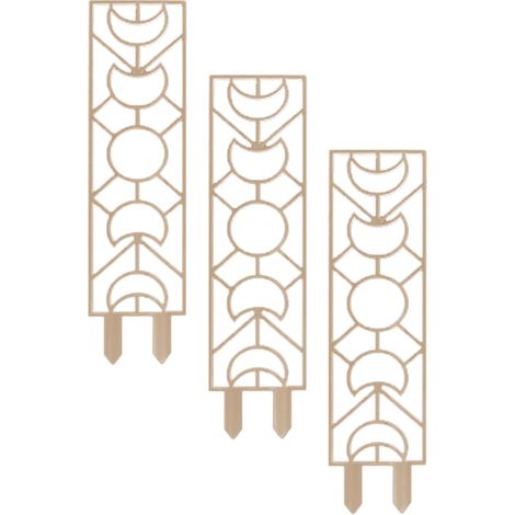 Soporte de madera para plantas trepadoras, enrejado de 30 cm para tomates y otras hortalizas trepadoras, plantas pequeñas y flores. (1/5)