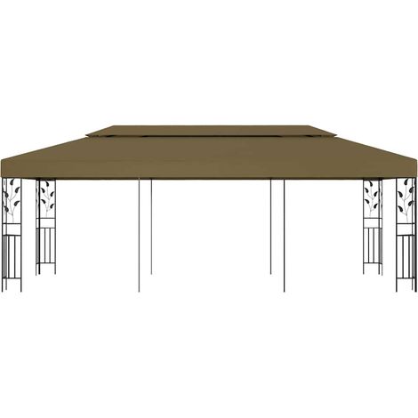 vidaXL Cenador gris taupe 6x3 m 180 g/m² (1/2)