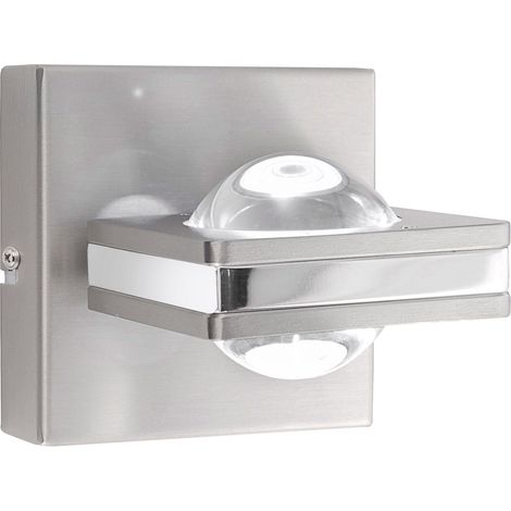 Applique LED RGB orientable chromée 8,5W Q-Fisheye Paul Neuhaus (1/5)