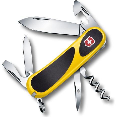 Couteau suisse Evolution 10 Grip, 13 fonctions, Jaune/Noir (1/2)