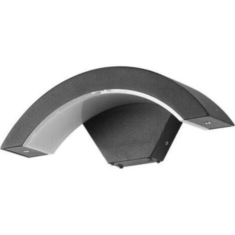Applique Murale Interieur/Exterieur LED, 18W Appliques Murales Métal, IP65 Lampe d'extérieur à LED, jardin, couloir, chambre à coucher, lumière chaude 3000K