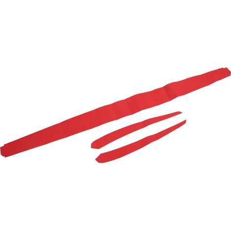 Garniture de Porte Intérieure en Suédine Souple, Habillage Tableau de Bord, Remplacement pour Tesla Model 3 & Y 2019-2023, Rouge (1/5)