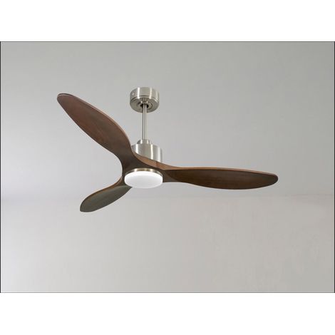 Modulo Latino III - Super destratificateur et ventilateur DC 132 cm chrome pales gris idéal 26 à 40 m² (1/5)