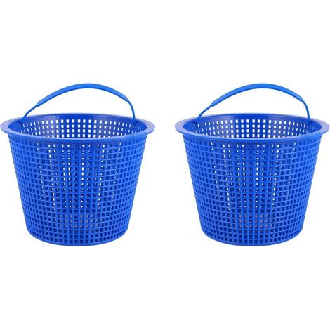 2 Pièces Panier Skimmer Piscine Panier De De Piscine Panier De Pompe De Piscine Receveur De Feuilles De Fontaine Piscine Maille Fine Plastique Panier De Nettoyage Gonflable (1/5)
