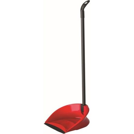 Bama Super Ara Alzaimmondizie Paletta con Manico Snodabile in Plastica 28,5x27,5x82 cm colore Rosso
