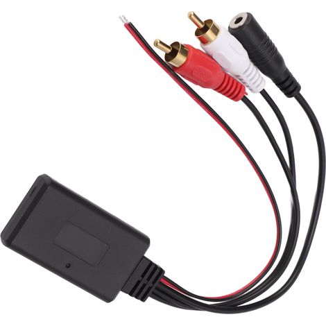 Module Bluetooth 5.0 AUX pour voiture, microphone mains libres, boîtier ABS résistant à l'usure et au vieillissement, compatible Pioneer 2RCA (1/5)