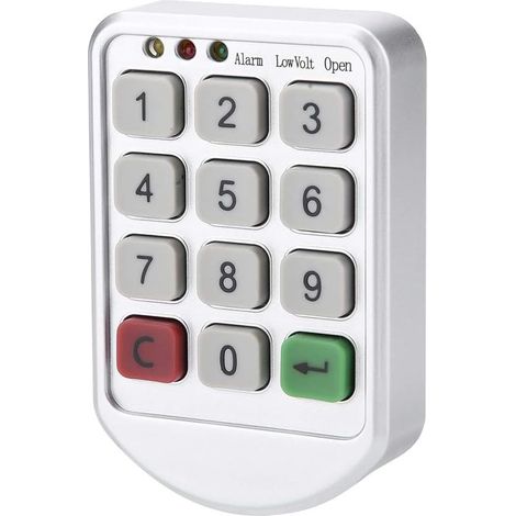 Elektronisches Schrankschloss-Set – schlüssellos – mit elektronischem Passwort – digitale Tastatur – Türnummern