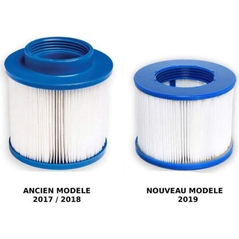 Cartuccia filtrante a vite per Aqua Spa – Confezione da 4 – Carta a 120 veli – 80 mm H x 100 mm Ø (1/5)
